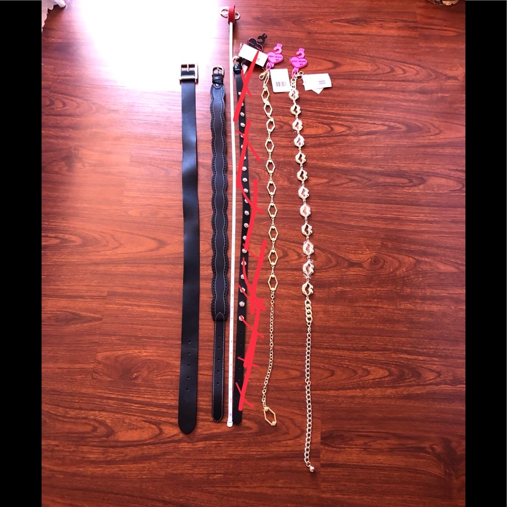 Betsy Johnson belts - 4 adorable brand new belts💕